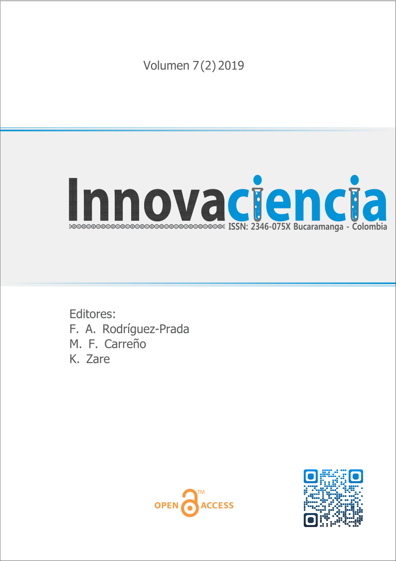 Revista Innovaciencia Facultad de Ciencias Exactas, Físicas y Naturales